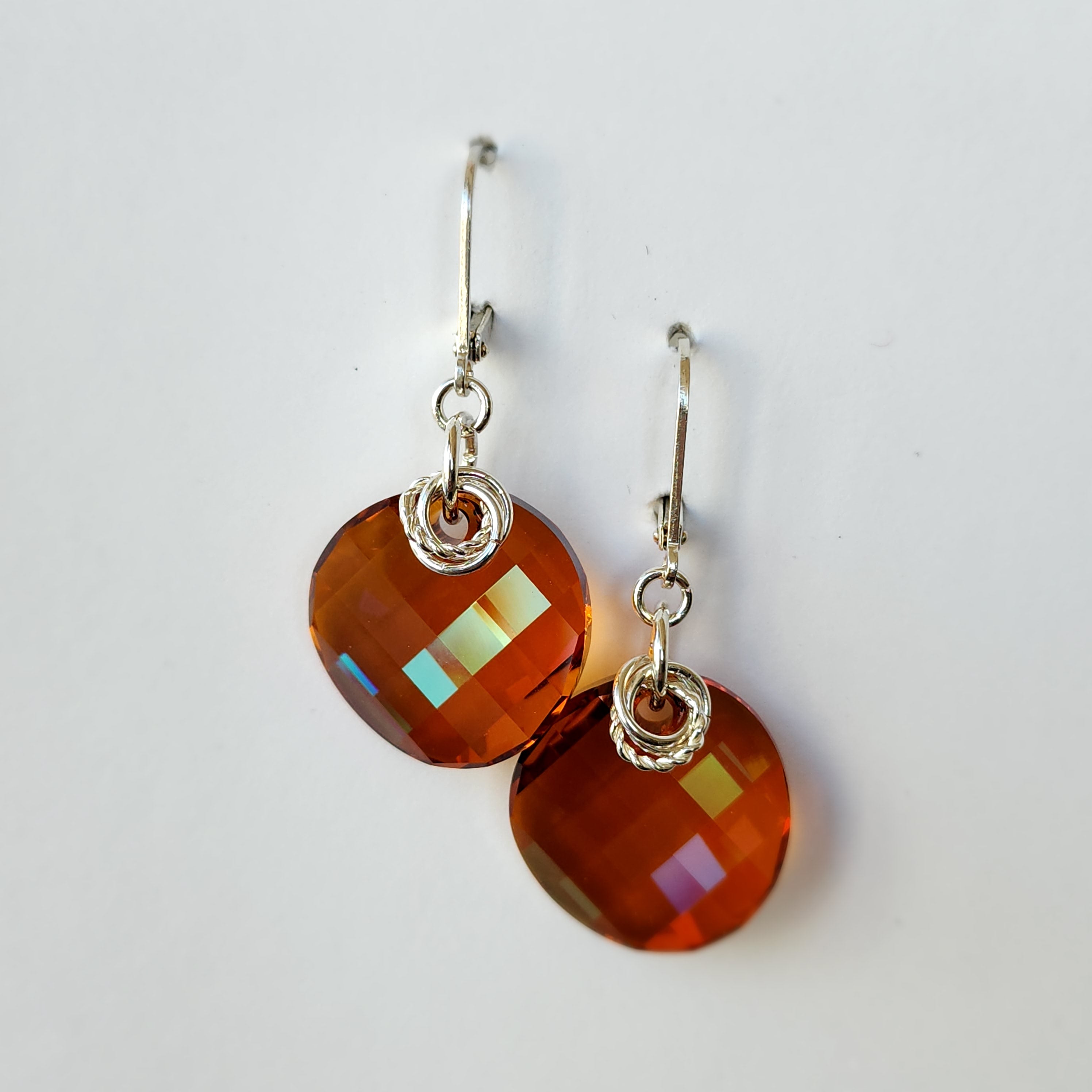 Newest Sterling Silver Swarovski Crystal Earrings