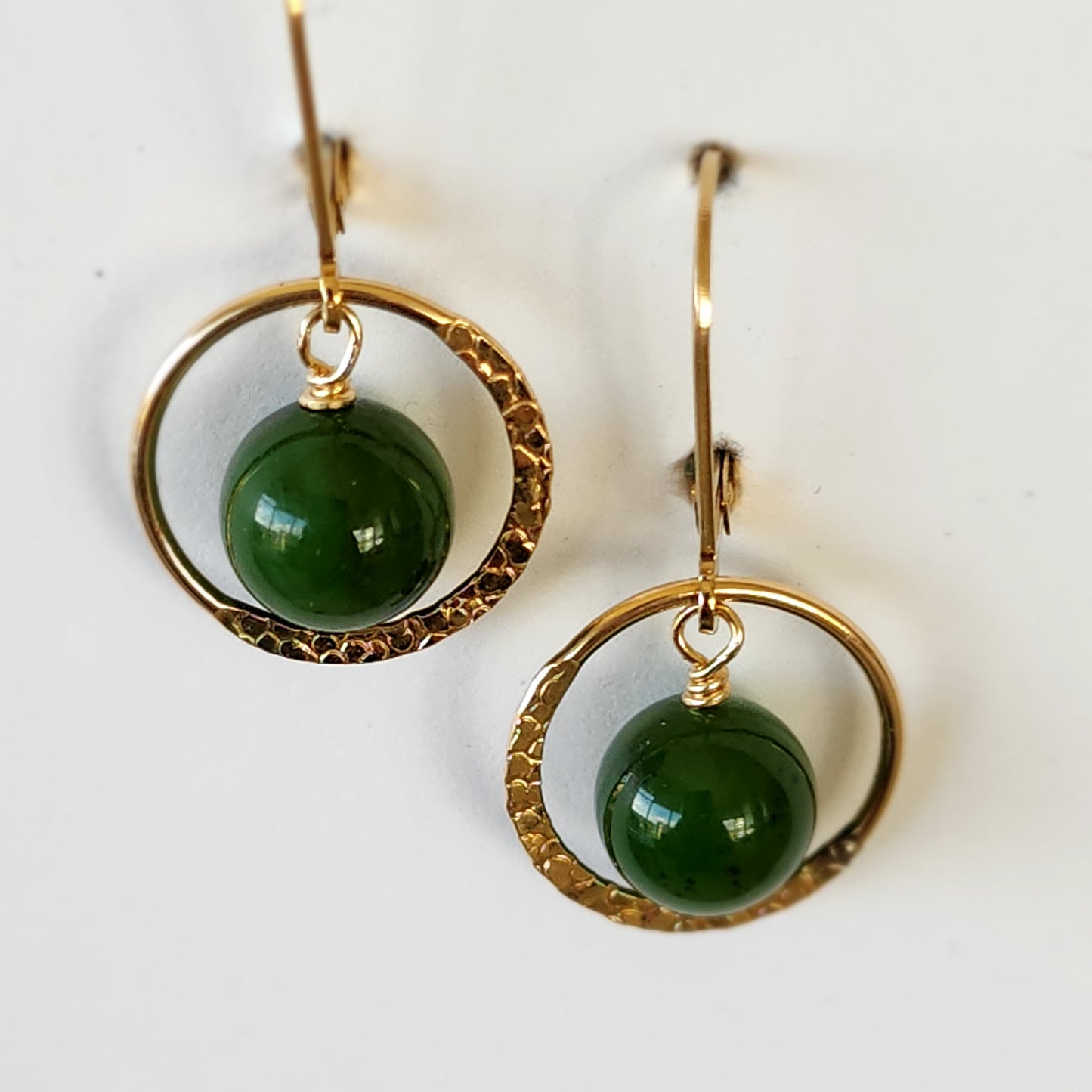 BC Jade (Nephrite) Earrings - 14kt Gold Filled