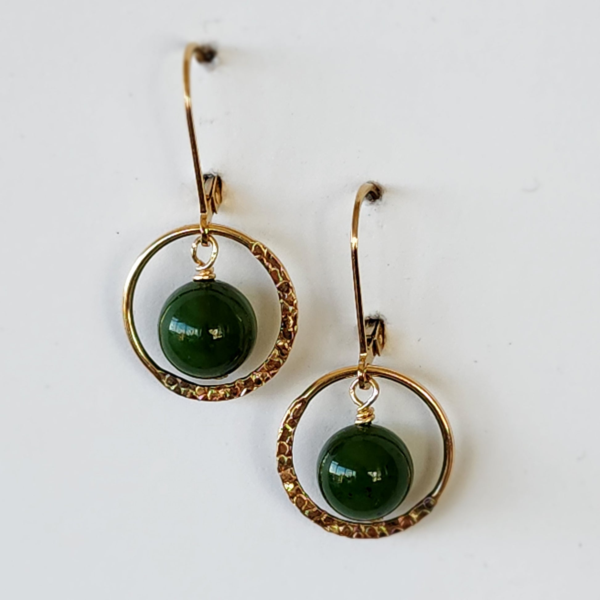 BC Jade (Nephrite) Earrings - 14kt Gold Filled