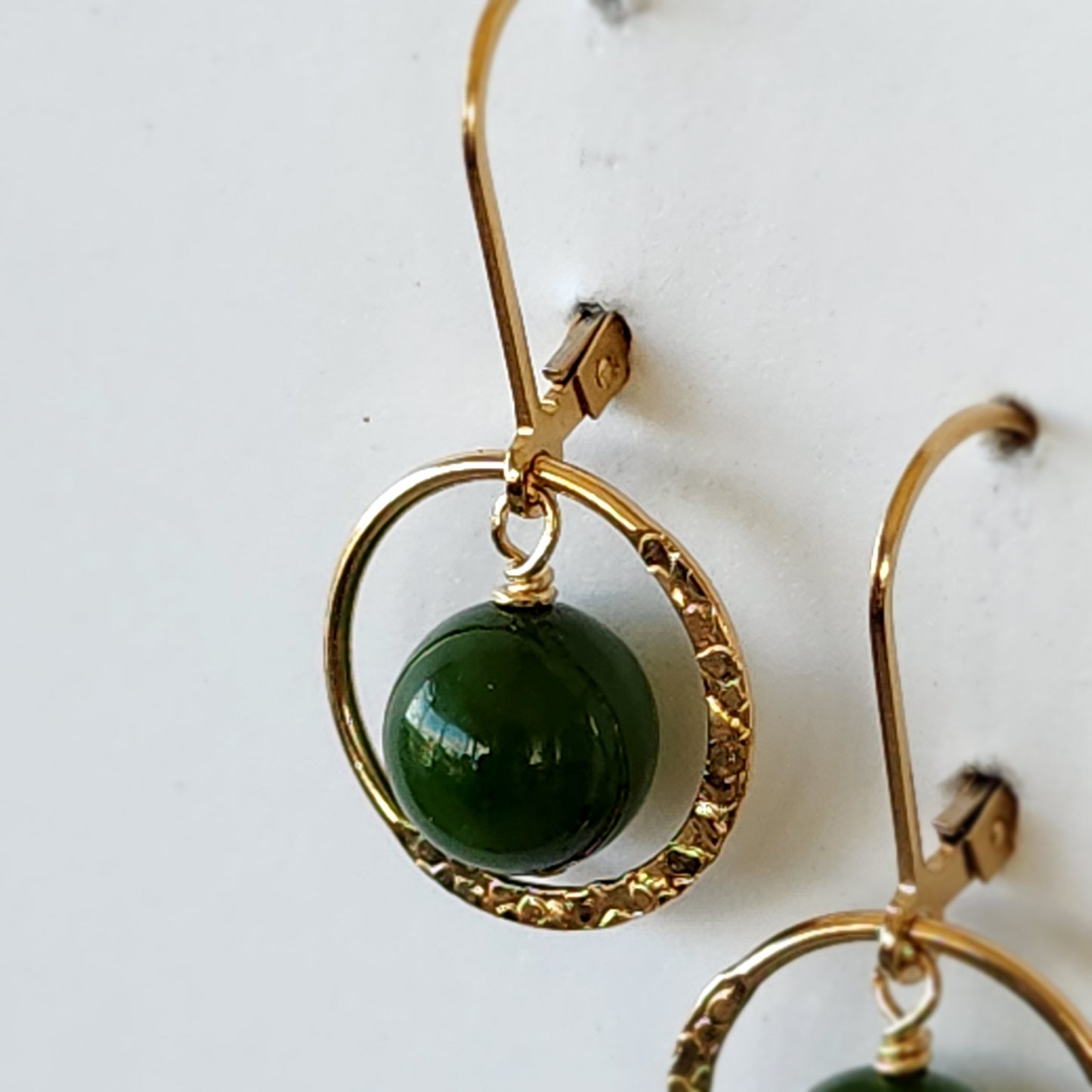 BC Jade (Nephrite) Earrings - 14kt Gold Filled