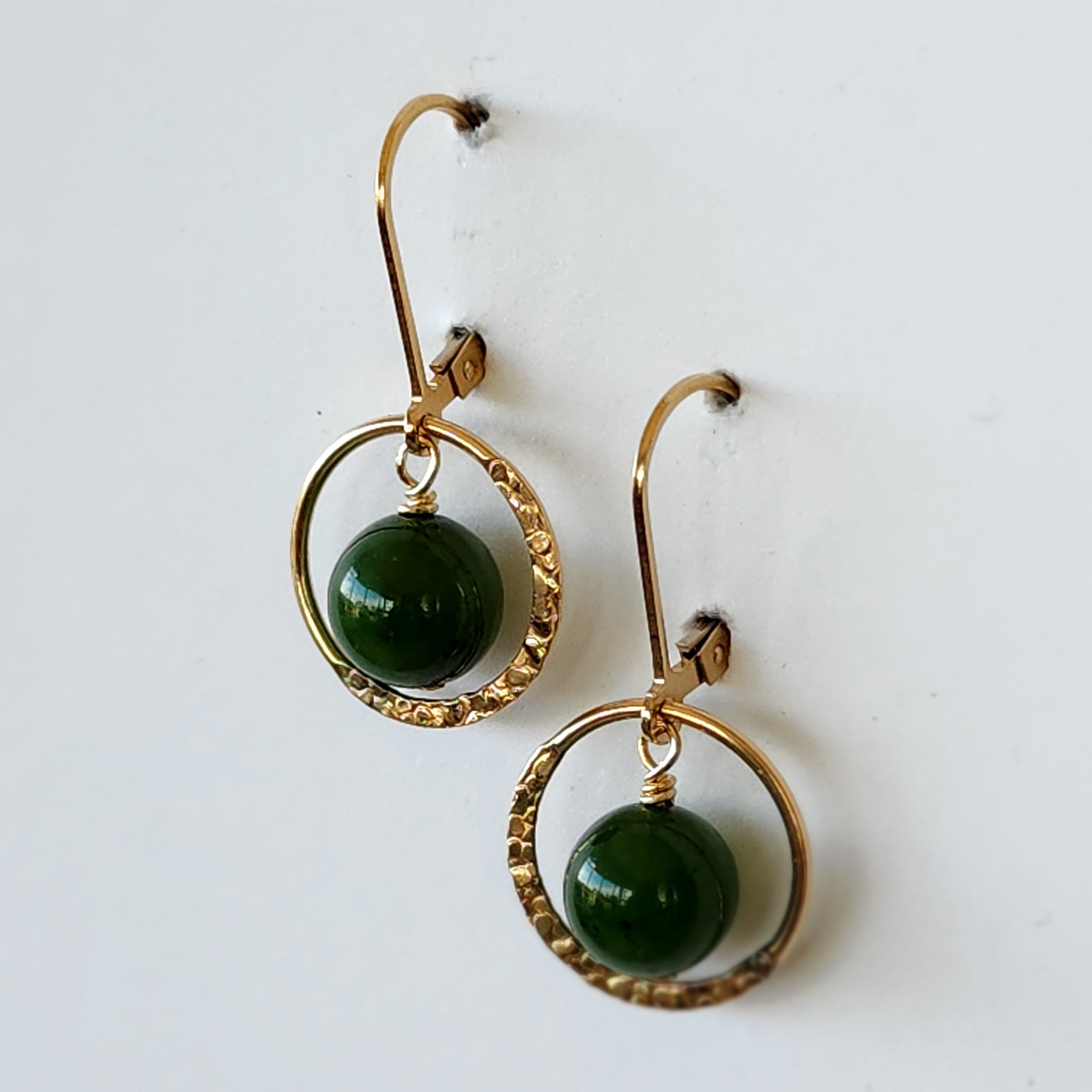 BC Jade (Nephrite) Earrings - 14kt Gold Filled