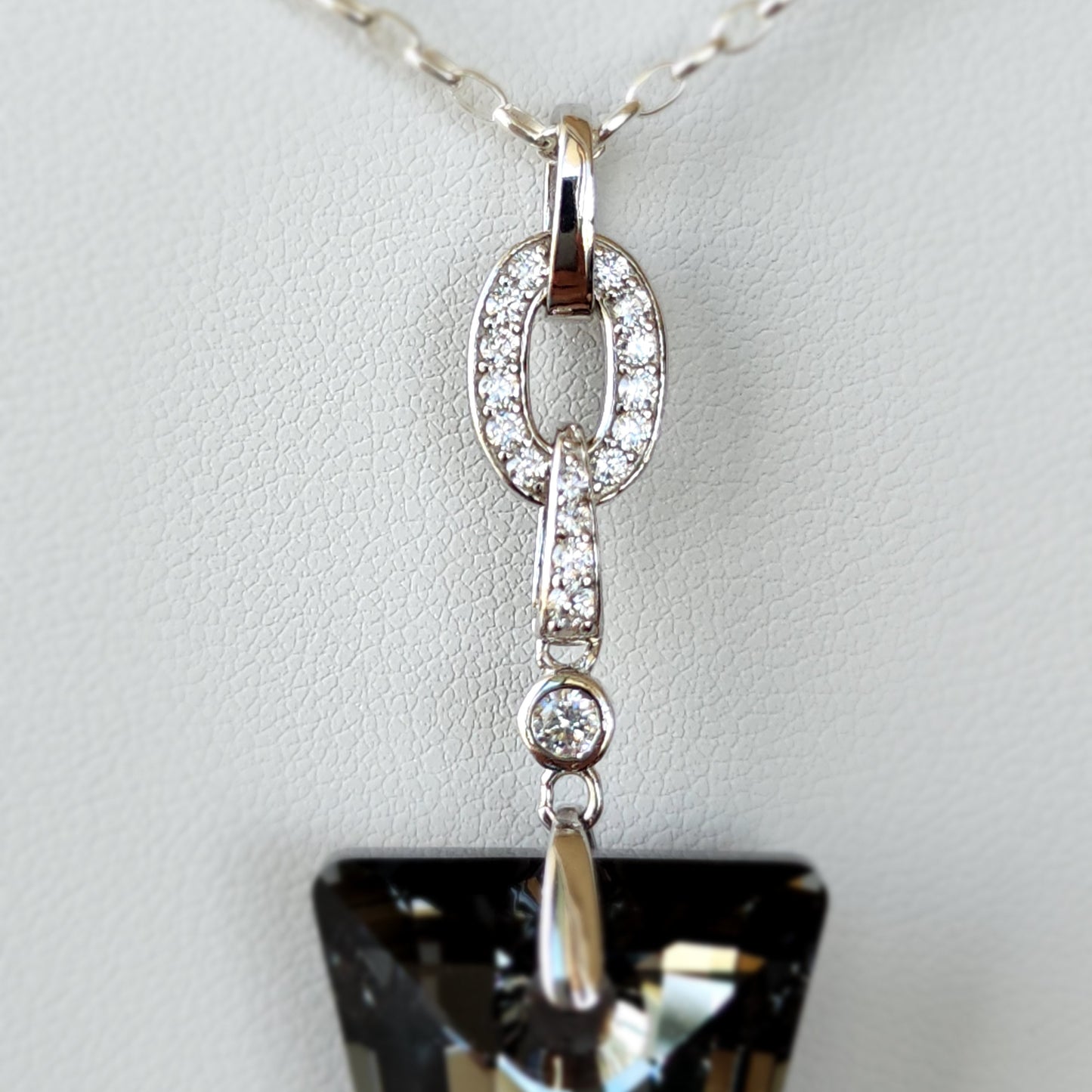 Swarovski Silver Night Spike Necklace