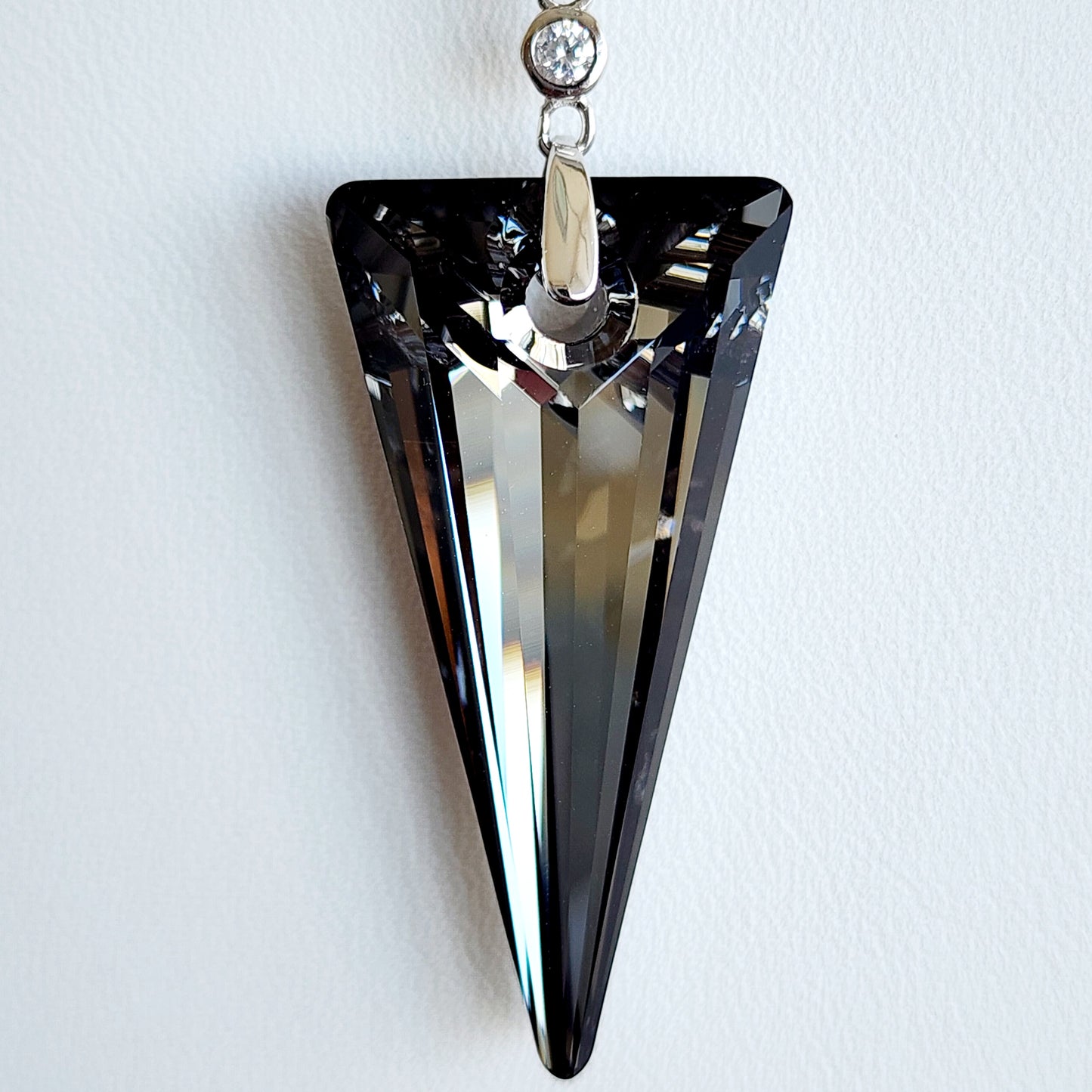 Swarovski Silver Night Spike Necklace