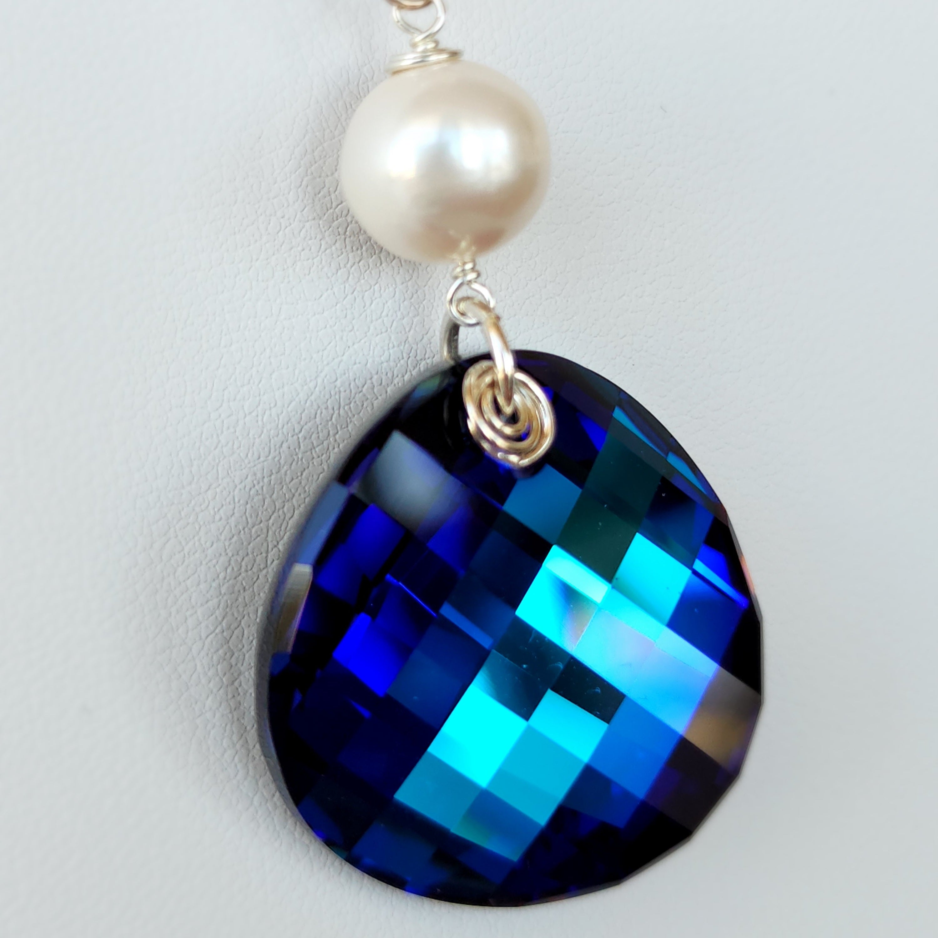 Pearls outlet before Swarovski Amazing Blues Necklace