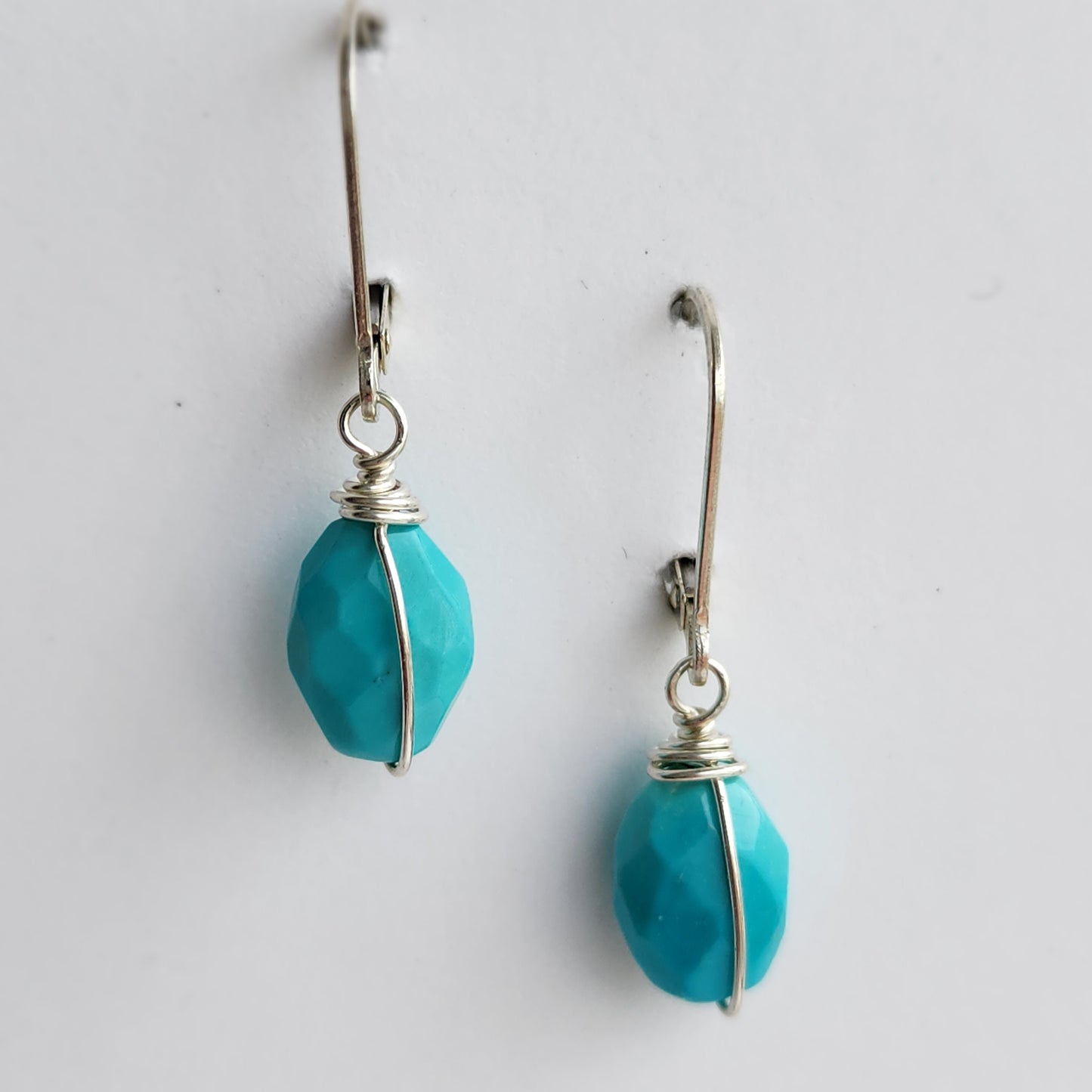 Sleeping Beauty Turquoise Earrings