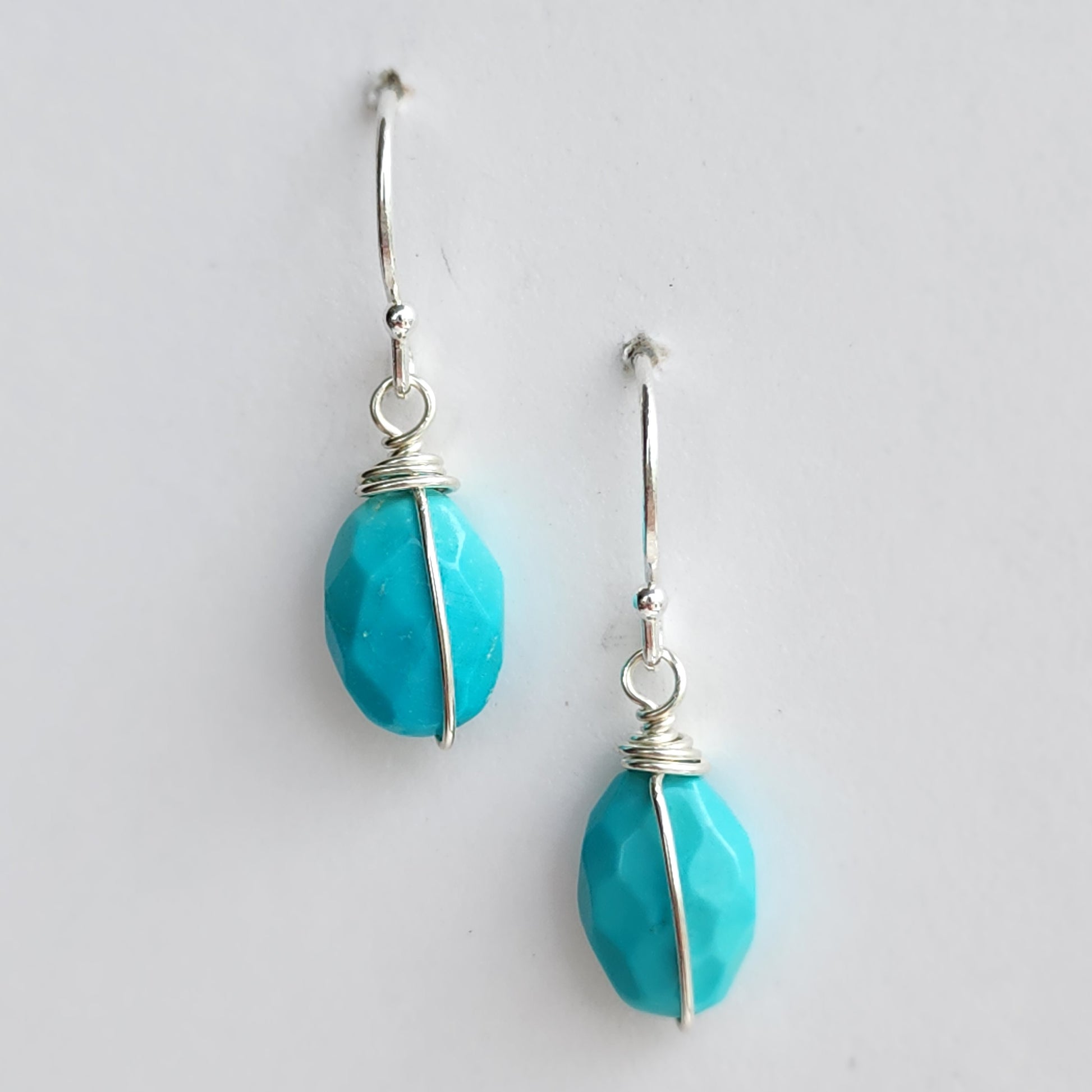 Sleeping Beauty Turquoise Earrings